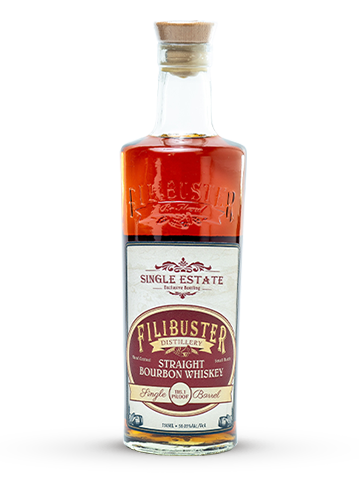 Filibuster Products : Single Estate Single Barrel Bourbon